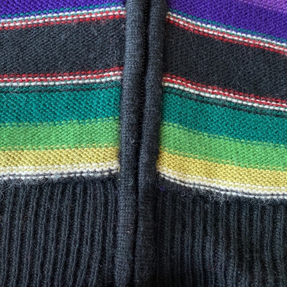 Ralph Lauren Full Zip Pockets Wool CottonStretch Hooded Poncho Never Used - Picture 14 of 15